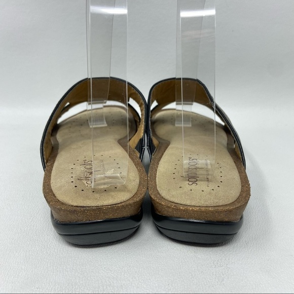 Softspots Footsmart Kory Sandals Black Leather Women's Size 7.5M - Picture 8 of 13